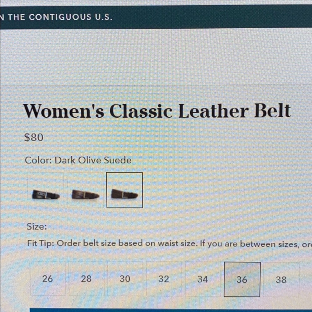 Women's Belt
